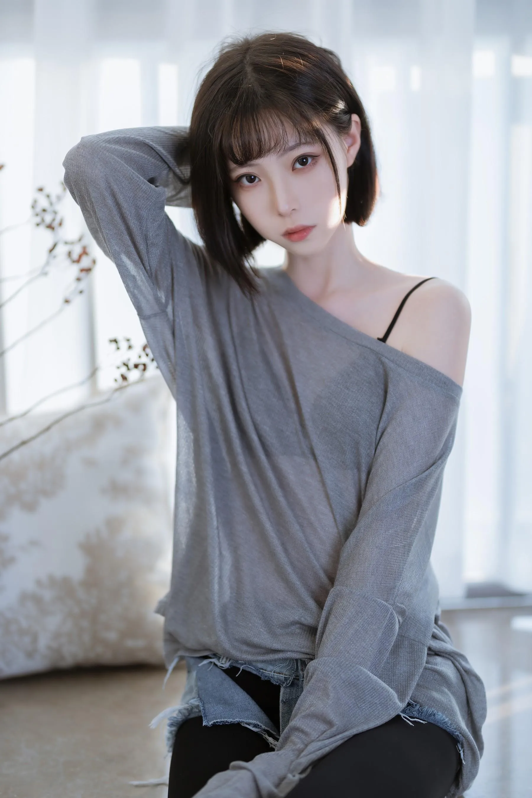 许岚LAN – NO.27 半透毛衣 [41P]插图2